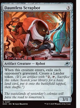 牌客窝 万智牌 不屈拆解机 Dauntless Scrapbot 银 神器