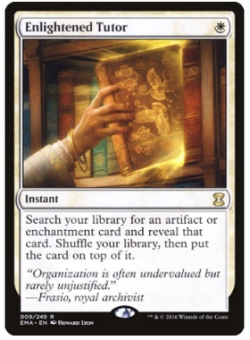 牌客窝 万智牌  启蒙导师 Enlightened Tutor 金 白色