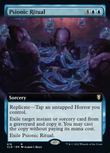 牌客窝 万智牌 灵能仪式 Psionic Ritual 金 蓝色