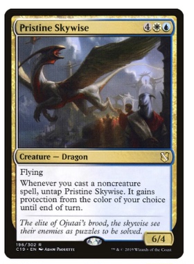 牌客窝 万智牌  净穹慧龙  Pristine Skywise  金 多色 英文