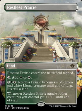 牌客窝 万智牌 不息沃原 Restless Prairie 金 地