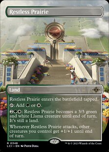牌客窝 万智牌 不息沃原 Restless Prairie 金 地