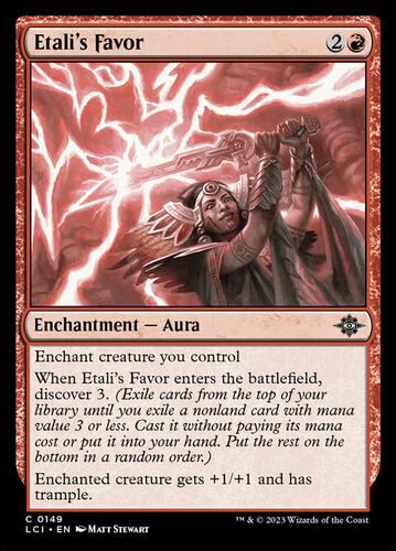 牌客窝 万智牌 埃泰力眷恩 Etali's Favor 银 红