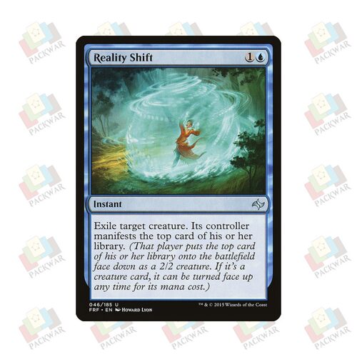 牌客窝 万智牌  实界变化  Reality Shift 银 蓝 闪