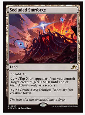 牌客窝 万智牌 远僻星炉 Secluded Starforge 金 地