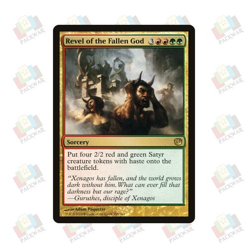 牌客窝 万智牌  殒神狂欢 Revel of the Fallen God  金 多色