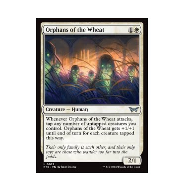 牌客窝 万智牌  麦田的孤儿 Orphans of the Wheat 银 白 闪