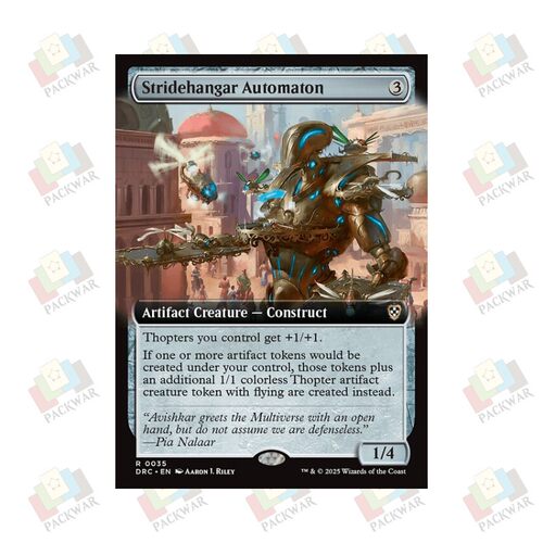 牌客窝 万智牌 行库自动械 Stridehangar Automaton 金 神器