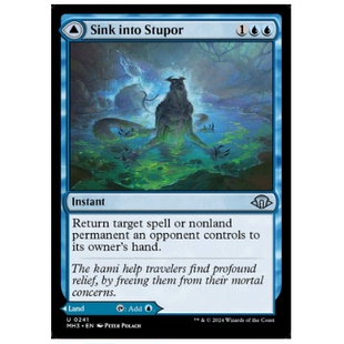 牌客窝 万智牌 渐入迷眠 Sink into Stupor 银 蓝