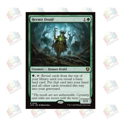 牌客窝 万智牌 隐者德鲁伊 Hermit Druid 金 绿 闪