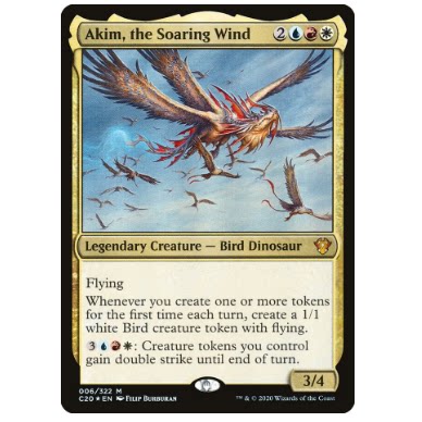 牌客窝 万智牌 翱翔之风阿基姆  Akim, the Soaring Wind 秘稀 多