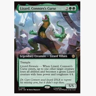 Connors Curse 万智牌 绿 Lizard 金 闪 康纳斯之异变蜥蜴教授
