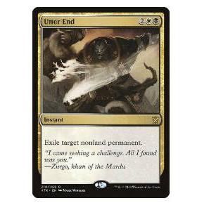 牌客窝 万智牌 鞑契可汗 Utter End 金 多色