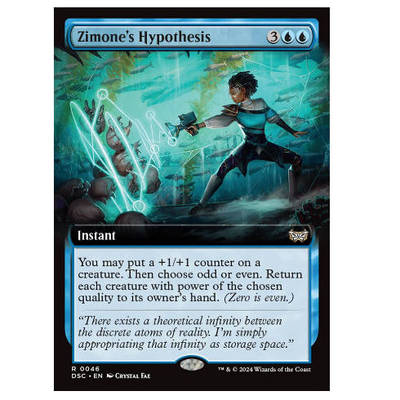 牌客窝 万智牌 琦梦的假设 Zimone's Hypothesis 金 蓝