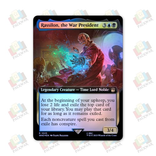 万智牌 战争总统拉瑟隆 Rassilon, the War President 金 多色 闪