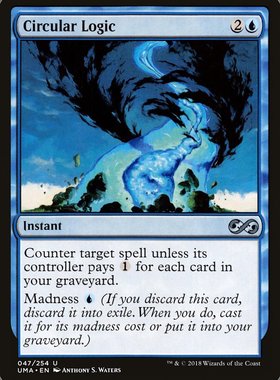 牌客窝 万智牌 循环逻辑 Circular Logic 银 蓝色