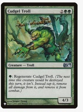 牌客窝 万智牌 棍棒巨魔 Cudgel Troll 银 绿