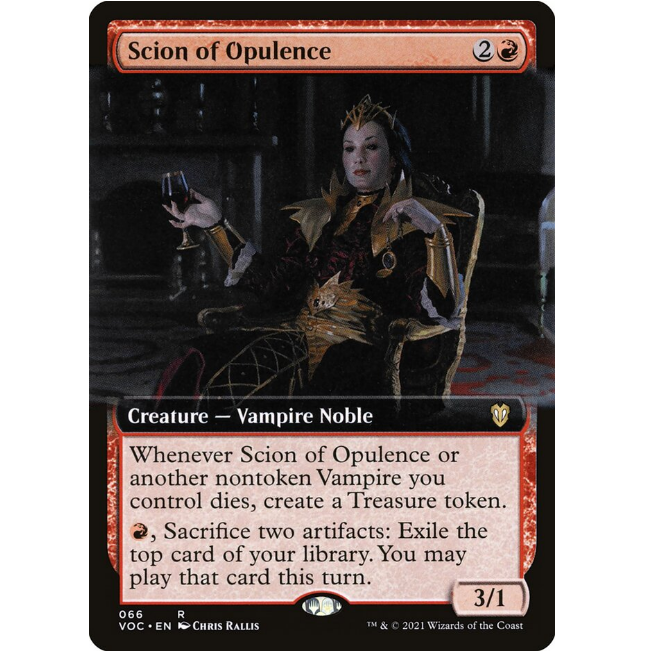 牌客窝 万智牌 华族后裔 Scion of Opulence 金 红