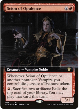 牌客窝 万智牌 华族后裔 Scion of Opulence 金 红