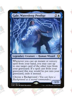 牌客窝 万智牌 深水城逸才盖尔 Gale, Waterdeep Prodigy 金 蓝