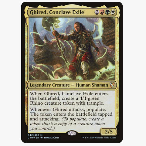 牌客窝 万智牌 盟会黜人吉雷德 Ghired, Conclave Exile 秘稀 多