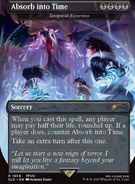 牌客窝 万智牌 敲诈时间 Temporal Extortion 金 黑色