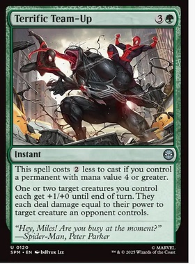 牌客窝 万智牌  完美合作 Terrific Team-Up 银 绿色