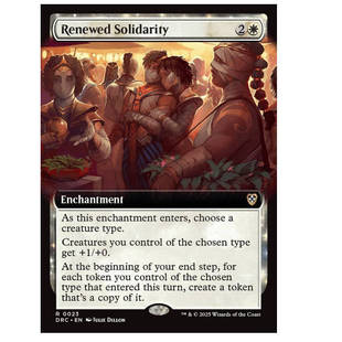 牌客窝 万智牌 团结一新 Renewed Solidarity 金 白