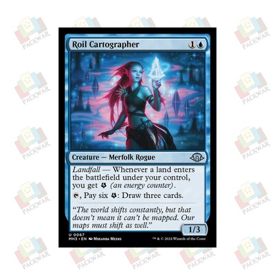 牌客窝 万智牌 狂搅制图师 Roil Cartographer 银 蓝 闪