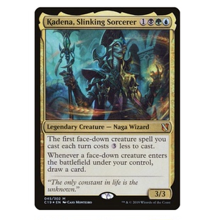 万智牌  鬼祟术士卡得娜  Kadena,Slinking Sorcerer 金 多 闪