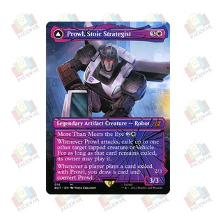 牌客窝 万智牌 坚忍策士警车 Prowl, Stoic Strategist  秘稀 白