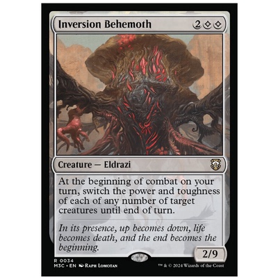 牌客窝 万智牌 翻转巨体 Inversion Behemoth 金 无色