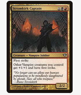 牌客窝 万智牌 溪堡队长 Stromkirk Captain 银 多色