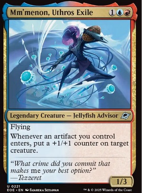 万智牌 乌索斯黜民姆门农 Mm'menon, Uthros Exile 银 多色