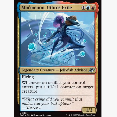 万智牌 乌索斯黜民姆门农 Mm'menon, Uthros Exile 银 多色