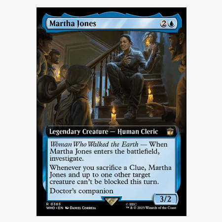牌客窝 万智牌 玛莎·琼斯 Martha Jones 金  蓝