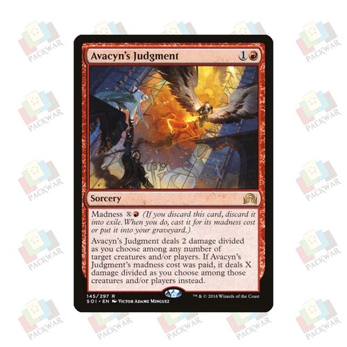 牌客窝 万智牌  艾维欣的裁决 Avacyn's Judgment  金 红 闪