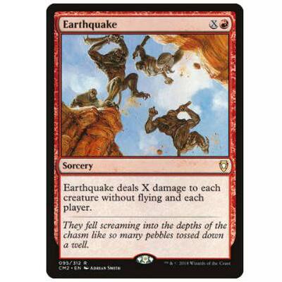 牌客窝 万智牌 地震 Earthquake 金 红