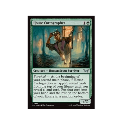 牌客窝 万智牌 宅邸制图师 House Cartographer 银 绿 闪