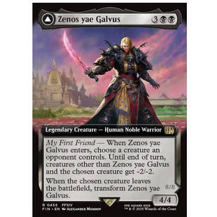 牌客窝 万智牌 芝诺斯·耶·加尔乌斯 Zenos yae Galvus 金 黑