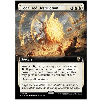 牌客窝 万智牌 定向击灭 Localized Destruction 金 白