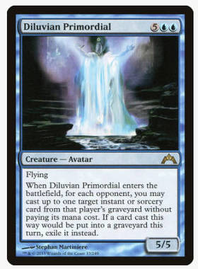 万智牌 洪水原祖 Diluvian Primordial 金 蓝