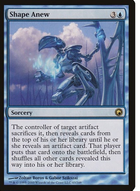 牌客窝 万智牌 重塑型体 Shape Anew 金 蓝