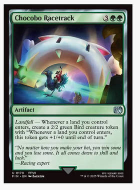 牌客窝 万智牌 陆行鸟赛跑场 Chocobo Racetrack 银 绿