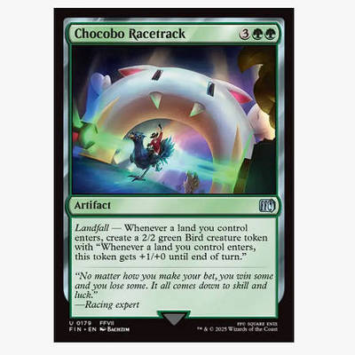 牌客窝 万智牌 陆行鸟赛跑场 Chocobo Racetrack 银 绿