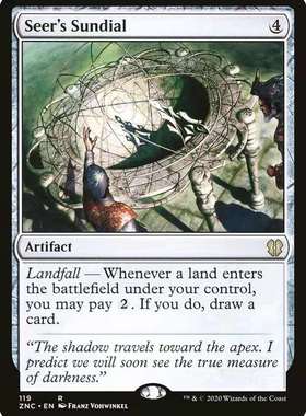 牌客窝 万智牌 预言师日晷 Seer's Sundial 金 神器