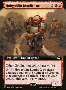 牌客窝 万智牌  大哥布林山贼王 Hobgoblin Bandit Lord 金 红