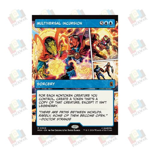 牌客窝 万智牌 多重宇宙入侵 Multiversal Incursion 秘稀 蓝 闪