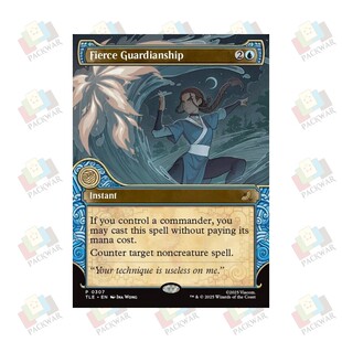 金 牌客窝 蓝 Guardianship Fierce 万智牌 厉行守护