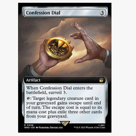 牌客窝 万智牌 忏悔罗盘 Confession Dial 金 神器 闪